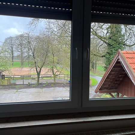 Wunderschoene Ferienwohnung Mit Balkon Auf Dem Bauernhof Greven Exterior foto