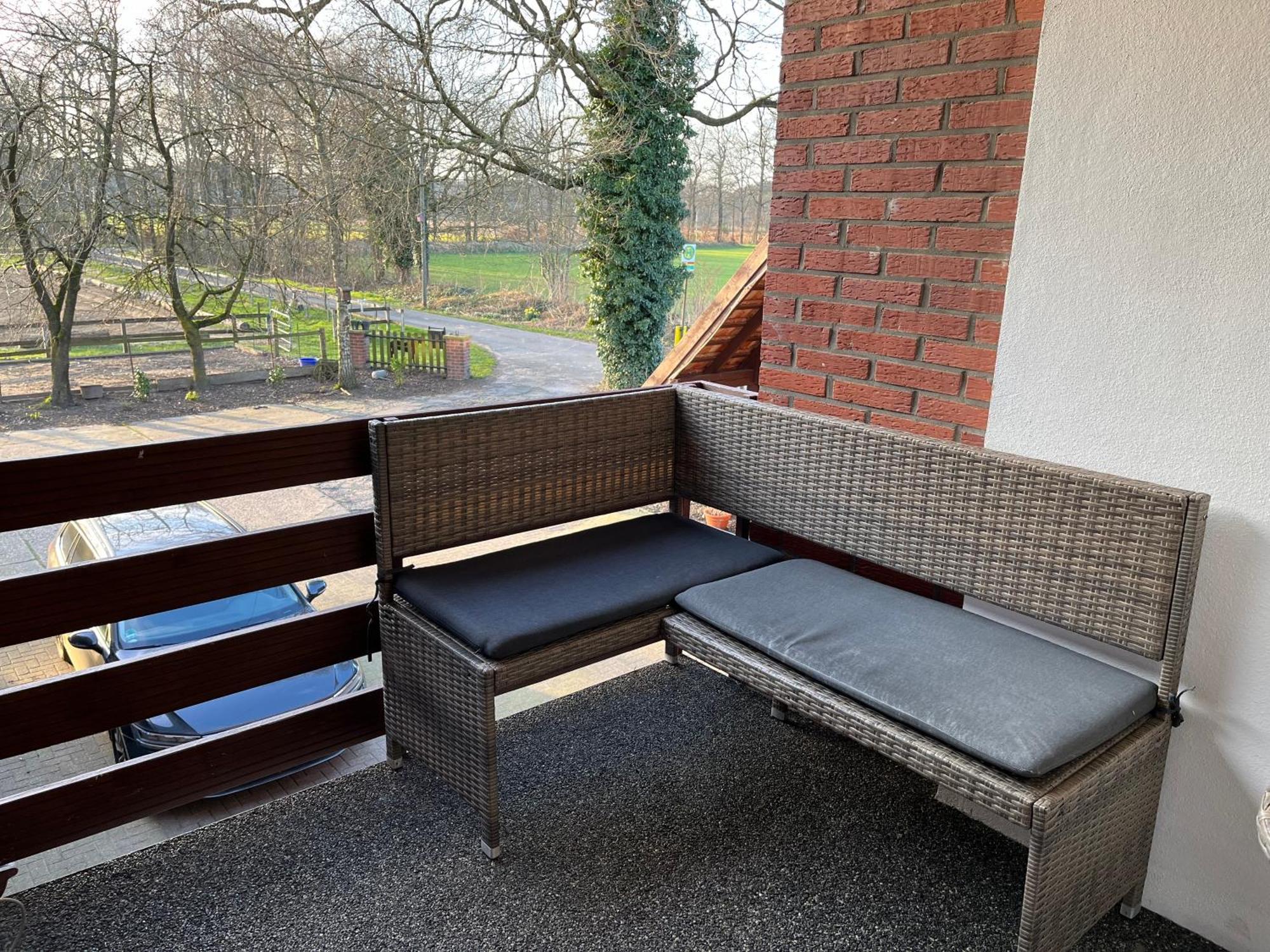 Wunderschoene Ferienwohnung Mit Balkon Auf Dem Bauernhof Greven Exterior foto